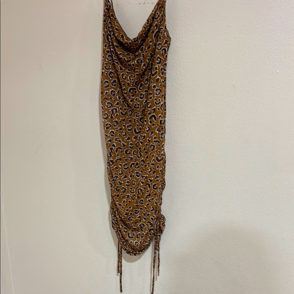 Leopard Print Mini Dress